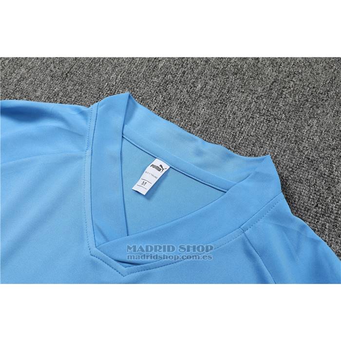 Chandal del Manchester City Manga Corta 2022-2023 Azul - Pantalon Corto